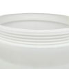 Hordó műanyag  23 lit-es fehér  körmös 0,7 kg