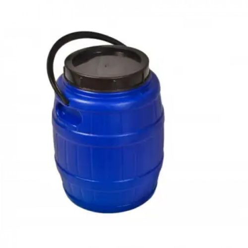 Bačva plastična 12 litara s poklopcem na zavrtanje i ušicama plava 0,39 kg
