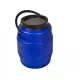 12-Liter-Kunststofffass mit Trolley-Schraubverschluss blau 0,39 kg