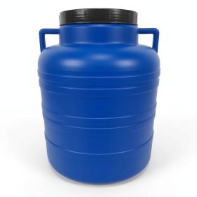   Bačva plastična 5 litara s poklopcem na zavrtanje s ušicama plava 0,17 kg