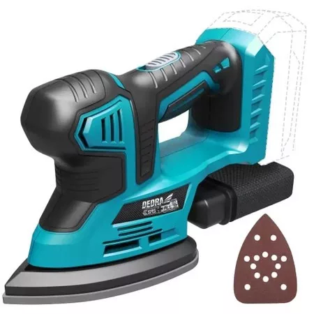 Dedra Akku 18V Deltaschleifer 140*140*93mm (DED7063) ohne Akku und Ladegerät