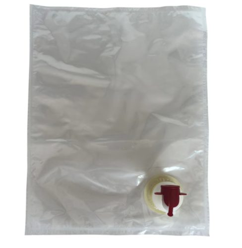 BAG IN BOX zacskó átlátszó  3 literes /meleg töltésű/ -  80C°-ig - /MEL/VTP/H Smurfit  