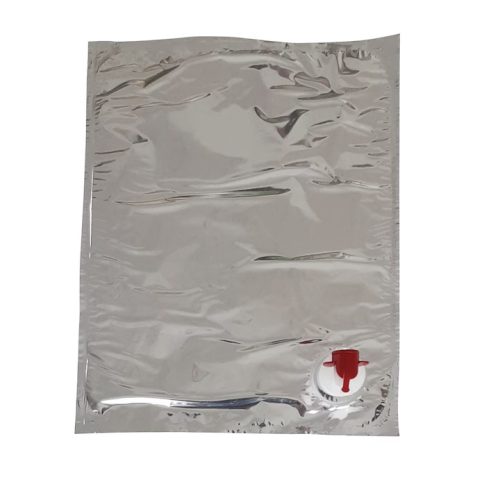 BAG IN BOX zacskó METALIZÁLT 5 literes /meleg töltésű/ - 80C°-ig - MEL/VTP/H Smurfit