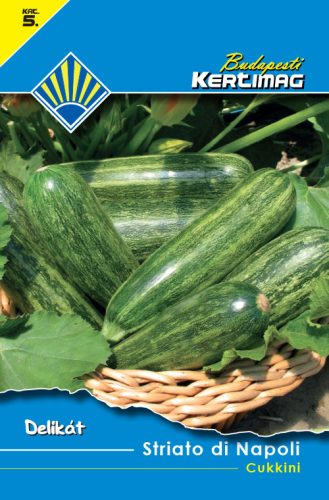 Vetőmag Budapesti Kertimag 5. kategória - Striato di Napoli Cukkini
