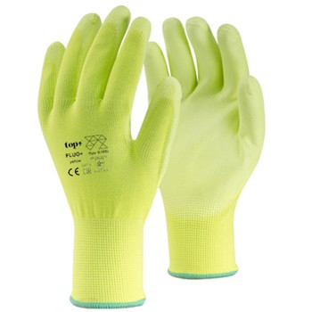 Kesztyű szerelő zöld 9-es (TOP_FLUO-Y_PLUS-9)