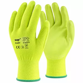 Mănuși de mecanic verde 10 (TOP_FLUO-Y_PLUS-10)