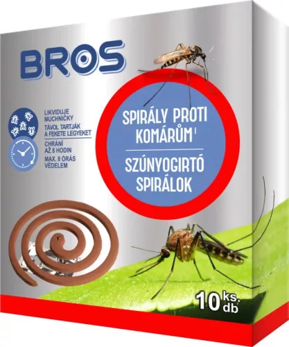 BROS mosquito repellent and alarm spiral 10 pcs/box