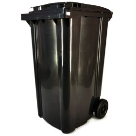 Coș de gunoi 240 litri pe roți Gri antracit