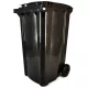 240 liter green/anthracite gray wheeled waste bin