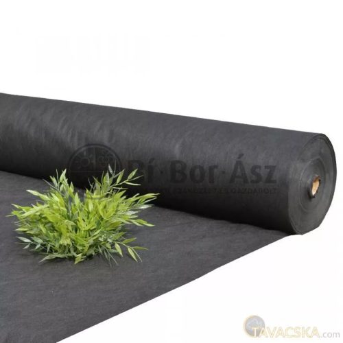 Geotextil 1.6m x 10m hosszú - 50 g/m2 (fekete vagy fehér színben)