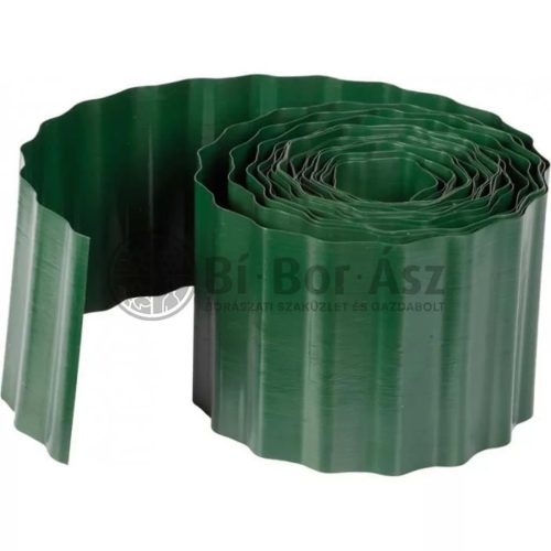 Pázsitszegély műanyag - 15cm x 9m