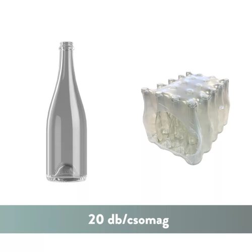 BP Champagne bottle SP.TE Extral clear 0.75 litre 294 mm 10 g/l  (20pcs/pack)