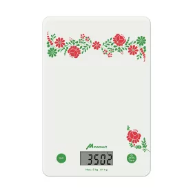   Momert 6859 Digitális Konyhai Mérleg - Kalocsai mintás - 5kg