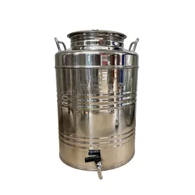 Kanna (M) Inox füles  30 literes, csappal