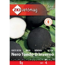 Vetőmag ZKI 4. kategória Retek/ Nero Tondo D'Inverno