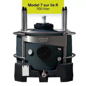   EvoCask lélegzőtartály 700 literes fémkeretes Szürke (Model 7R Sur Lie)