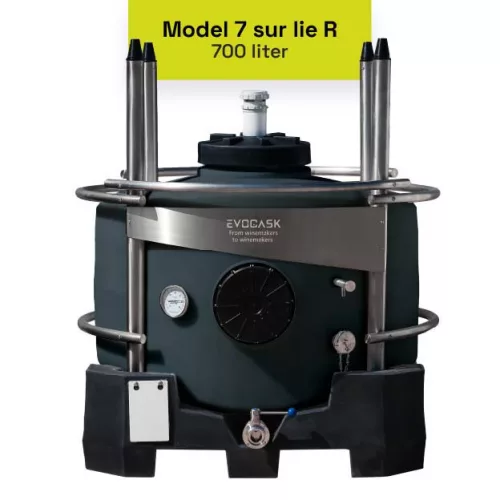 EvoCask lélegzőtartály 700 literes fémkeretes Szürke (Model 7R Sur Lie)