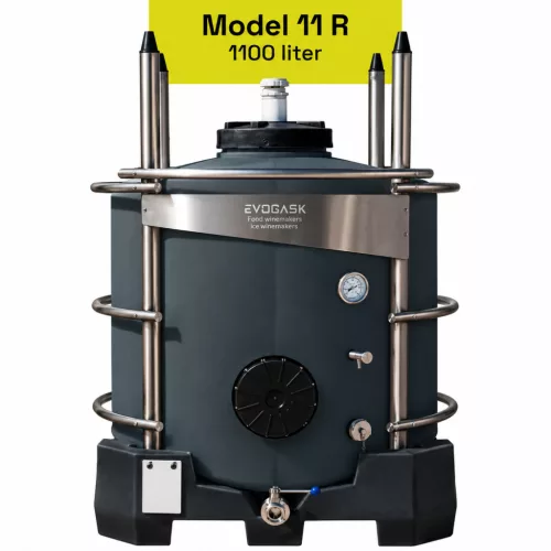 EvoCask lélegzőtartály 1100 literes fémkeretes Szürke (Model 11R)