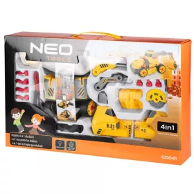   Kotrógép 4:1 gyerekeknek szerelőkészlet Neo Tools (gd041)