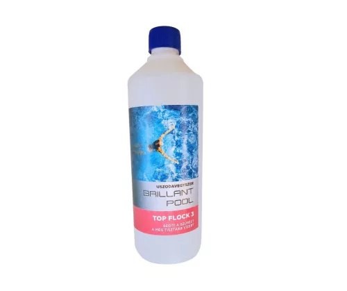 Medence Tisztító Pelyhesítő (Top Flock) 1 liter