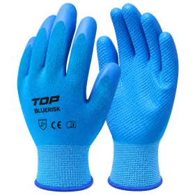   Mănuși din poliester îmbrăcate în latex, mărimea XXL (TOP BlueRisk)