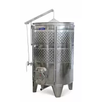 Floating lid fermentation tanks with 2 cooling jackets (6.3)