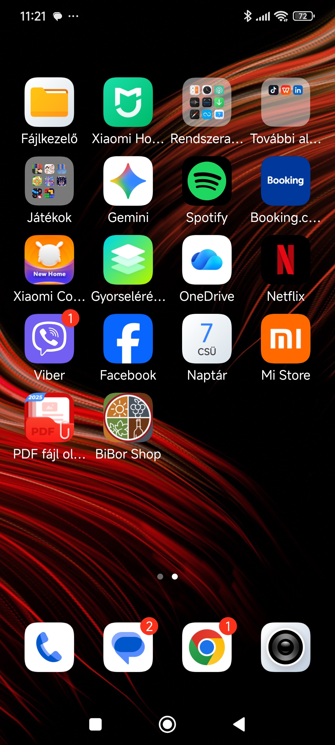 Bí-Bor-Ász alkalmazás ikonja Android telefon főképernyőjén